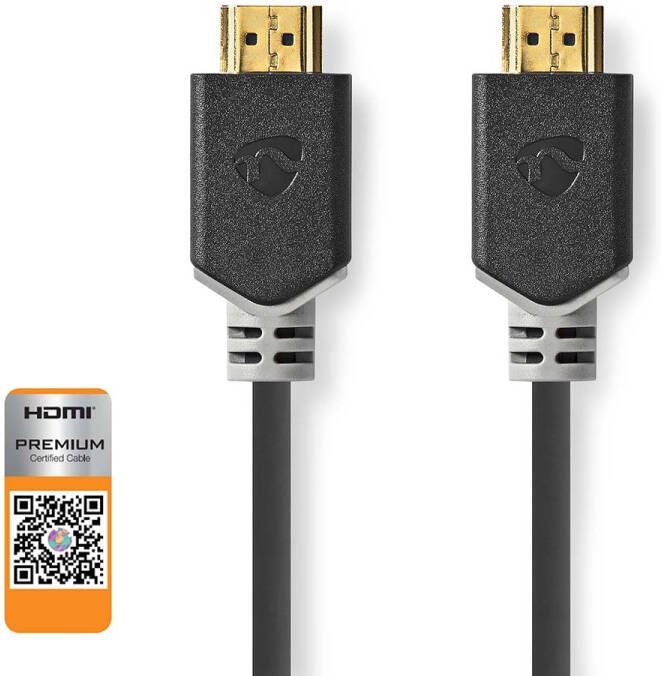 Nedis Premium High Speed ??HDMI-Kabel met Ethernet | 5 m | 1 stuks CVBW34050AT50