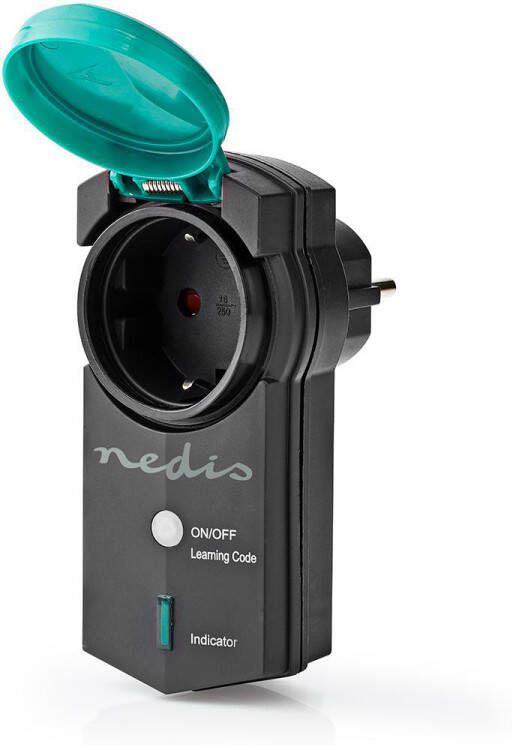 Nedis RF-stekker | Mesh 433 MHz | IP44 | 3680 W | 1 stuks RFPOM120FBK