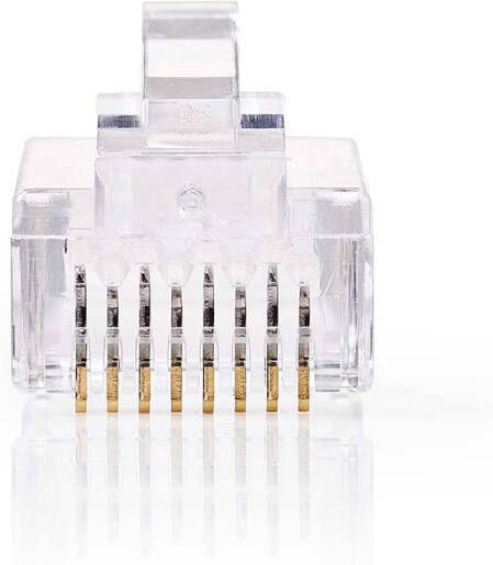 Nedis RJ45-Connector | Male | Solid UTP CAT6 | 10 Stuks | 1 stuks CCGB89304TP