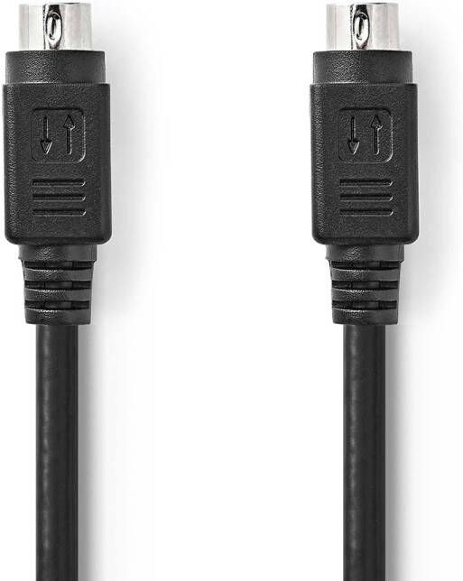 Nedis S-Video-Kabel | S-Video Male | S-Video Male | 480i | 2 m | 1 stuks CVGP30000BK20