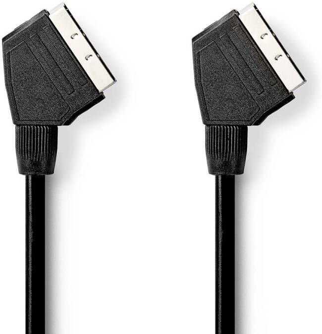 Nedis SCART-Kabel | SCART Male naar SCART Male | 2 m | 1 stuks CVGB31000BK20