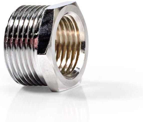 Nedis Slangadapter | 1 2&apos;&apos; | 3 4&apos;&apos; | Zilver | 1 stuks WAHA1234