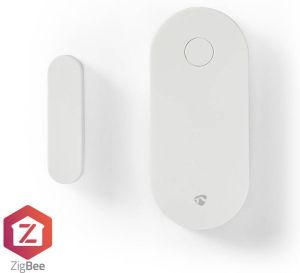 Nedis Slimme Deur Raam Sensor | Zigbee 3.0 | Wit | 1 stuks ZBSD10WT