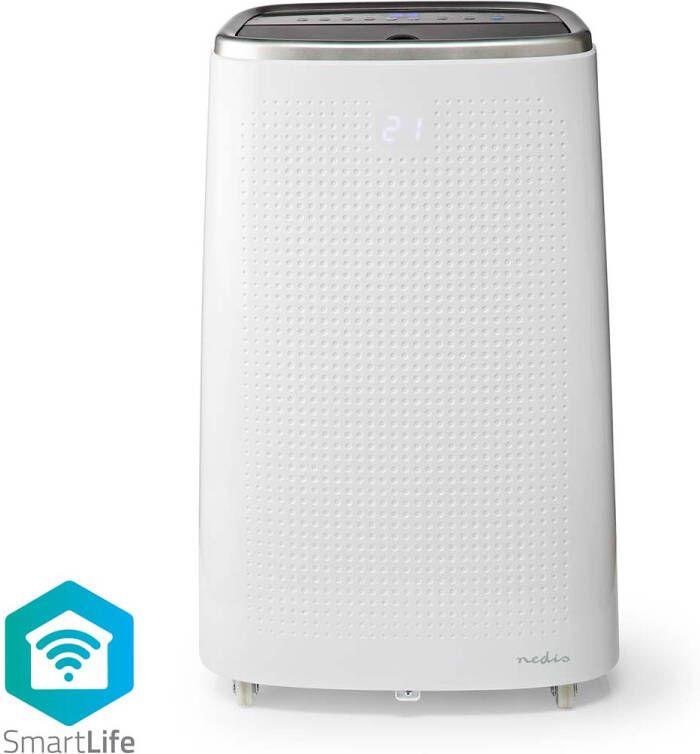 Nedis SmartLife Airconditioner | Wi-Fi | 14000 BTU | 120 m³ | 65 dB | 1 stuk WIFIACMB1WT14