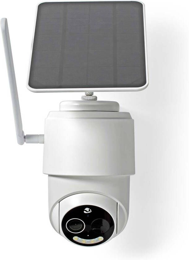 Nedis SmartLife Camera voor Buiten | 4G | Full HD 1080p | IP65 | Cloud Opslag (optioneel) microSD (niet inbegrepen) | 5 V DC | Met bewegingssensor |