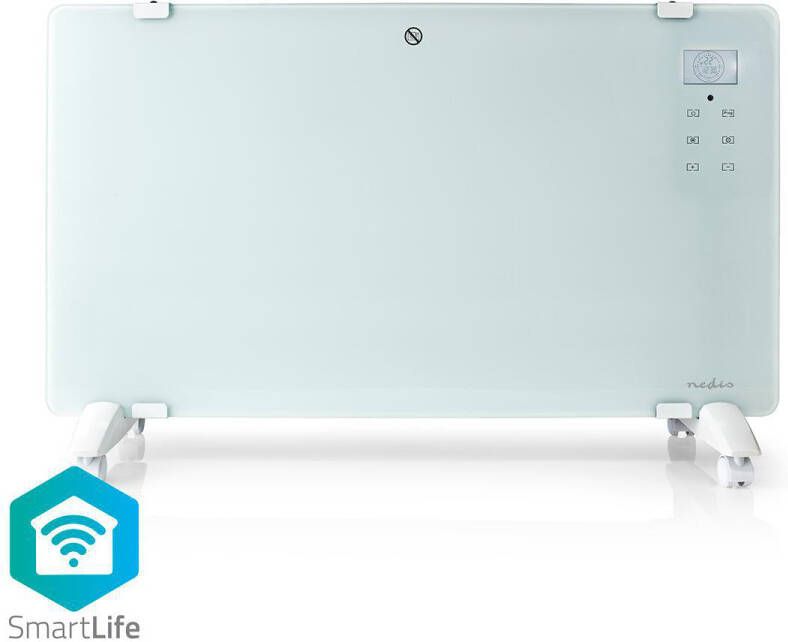 Nedis SmartLife Convectorkachel | Wi-Fi | 2000 W | LED | Wit | 1 stuks WIFIHTPL20FWT