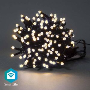Nedis SmartLife Decoratieve LED | Wi-Fi | 200 LED&apos;s | 20 m | 1 stuks WIFILX01W200