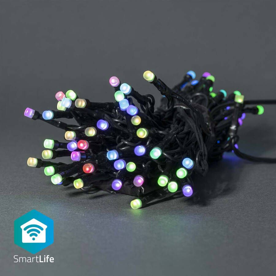 Nedis SmartLife Decoratieve LED | Wi-Fi | RGB | 42 LED&apos;s | 5 m | 1 stuks WIFILX01C42