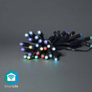 Nedis SmartLife Decoratieve LED | Wi-Fi | RGB | 48 LED&apos;s | 10.80 m | 1 stuks WIFILP01C48