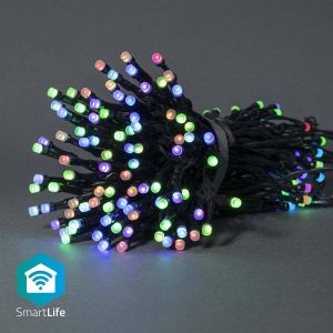 Nedis SmartLife Decoratieve LED | Wi-Fi | RGB | 84 LED&apos;s | 10 m | 1 stuks WIFILX01C84