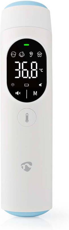 Nedis SmartLife Infrarood Thermometer | LED-Scherm | Oor Voorhoofd | Wit BTHTIR10WT