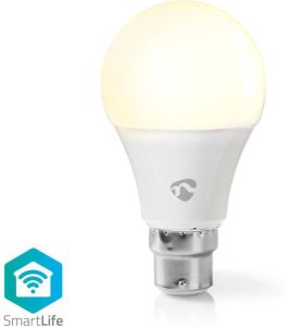 Nedis SmartLife LED Bulb | Wi-Fi | B22 | 800 lm | 9 W | 2700 K |A60 | 1 stuks WIFILW11WTB22