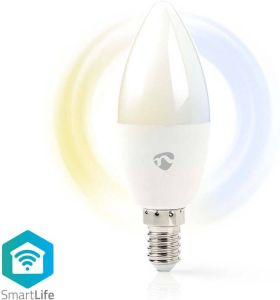 Nedis SmartLife LED Bulb | Wi-Fi | E14 | 470 lm | 4.9 W | 1 stuks WIFILRW10E14
