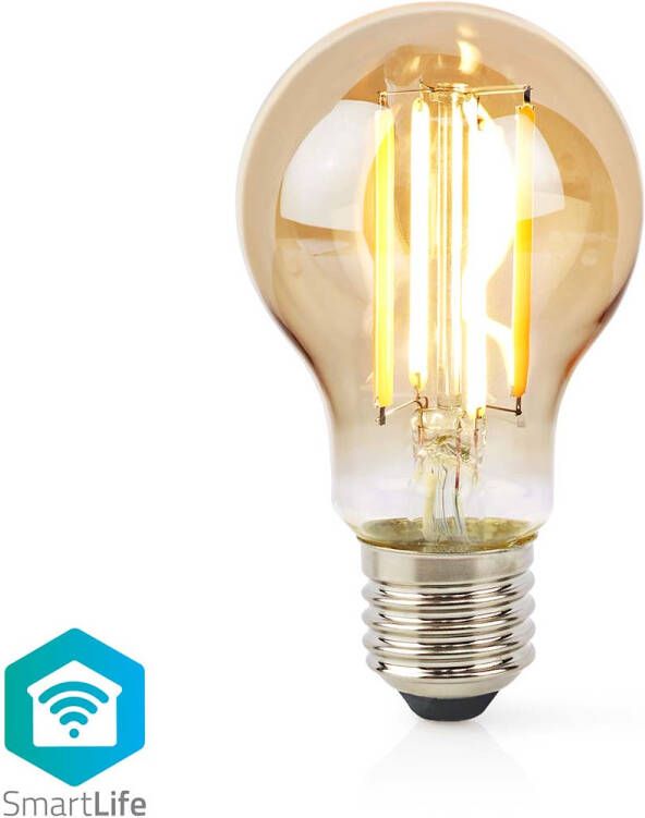Nedis SmartLife LED Filamentlamp | Wi-Fi | E27 | 806 lm | 7 W | 1 stuks WIFILRF10A60