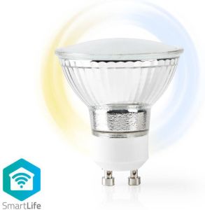Nedis SmartLife LED Spot | Wi-Fi | GU10 | 400 lm | 5 W | PAR16 | 1 stuks WIFILW10CRGU10