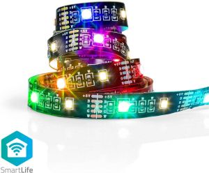 Nedis SmartLife LED-strip | Bluetooth | 2m | IP20 | 2700 K | 380 lm | 1 stuks BTLS20RGBW