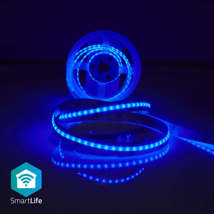 Nedis SmartLife LED Strip | Wi-Fi | RGB Warm tot Koel Wit | COB | 2.00 m | IP20 | 2700 6500 K | 860 lm | Android IOS WIFILSC20CRGB
