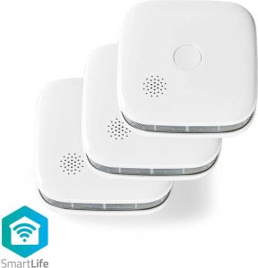 Nedis SmartLife Rookmelder | Wi-Fi | EN 14604 | 85 dB | 3 stuks | 1 stuks WIFIDS20WT3