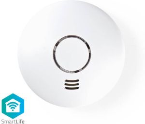 Nedis SmartLife Rookmelder | Wi-Fi | EN 14604 | 85 dB | Wit | 1 stuks WIFIDS10WT