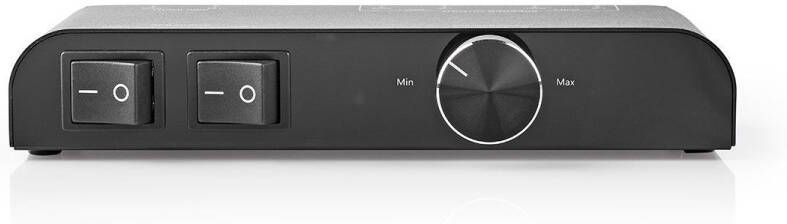 Nedis Speaker Control Box | 2 poorten | Banana | 4-16 Ohm | 60 W | 1 stuks ASWI2652BK