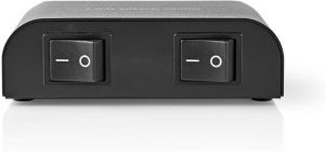Nedis Speaker Control Box | 2 poorten | Terminal Schroeven | 4-16 Ohm | 150 W | 1 stuks ASWI2612BK