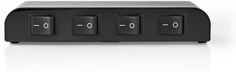 Nedis Speaker Control Box | 4 poorten | Klemmen | 4-16 Ohm | 200 W | 1 stuks ASWI2604BK