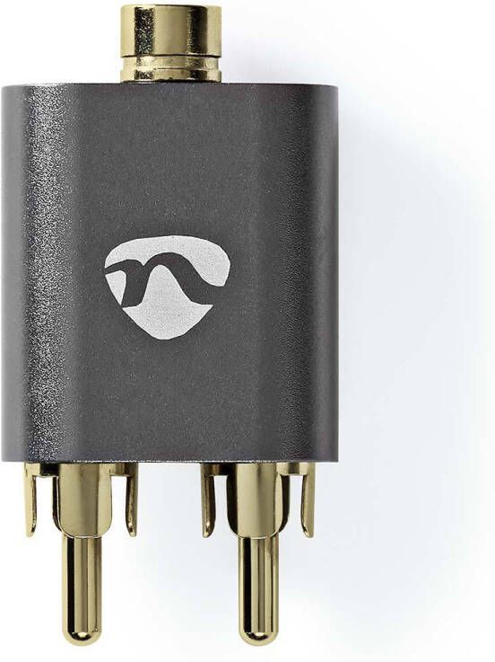 Nedis Stereo-Audioadapter | 2x RCA Male naar 3 5 mm Female | 1 stuks CATB22255AL