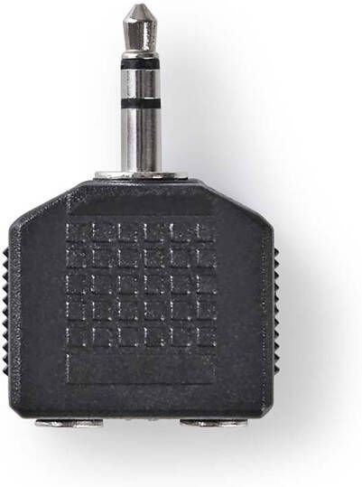 Nedis Stereo-Audioadapter | 3 5 mm Male | 2x 3 5 mm Female | 1 stuks CAGB22945BK