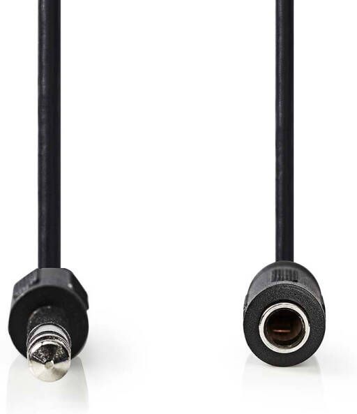 Nedis Stereo-Audiokabel | 6 35 mm Male | 6 35 mm Female | Vernikkeld | 5.00 m | Rond | Label CAGL23050BK50