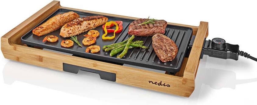 Nedis Teppanyaki Tafelgrill | 43 x 23 cm | 1 stuks FCBG100FBK43