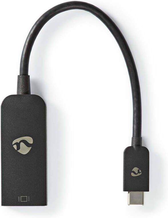 Nedis USB-C Adapter | USB-C Male naar DisplayPort Female | 0.2 m | 1 stuks CCGB64353BK02