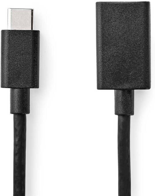 Nedis USB-C Adapter | USB-C Male naar USB-A Female | 5 Gbps | 0.15 m | 1 stuks CCGP61710BK02