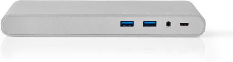 Nedis USB Docking Station | USB-C Male | 0.2 m | Wit met Euro Lock | 1 stuks CCTB64991AL02