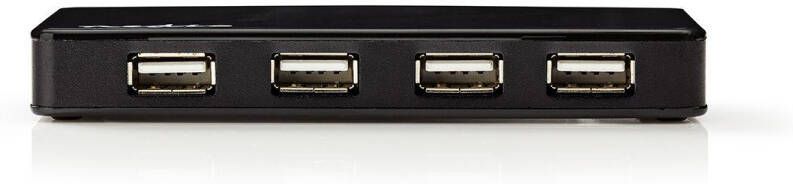 Nedis USB-Hub | USB-A Male | USB-A Female | 7-Poorts | 1 stuks UHUBU2730BK