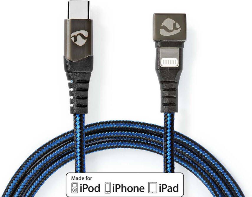 Nedis USB-Kabel | Apple Lightning 8-Pins naar USB-C Male | 480 Mbps | 1 m | 1 stuks GCTB39650AL10