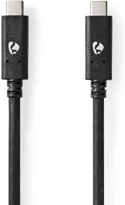 Nedis USB-Kabel | USB 3.2 Gen 2 | USB-C Male naar USB-C Male | 10 Gbps | 1 m | 1 stuks CCGW64750BK10