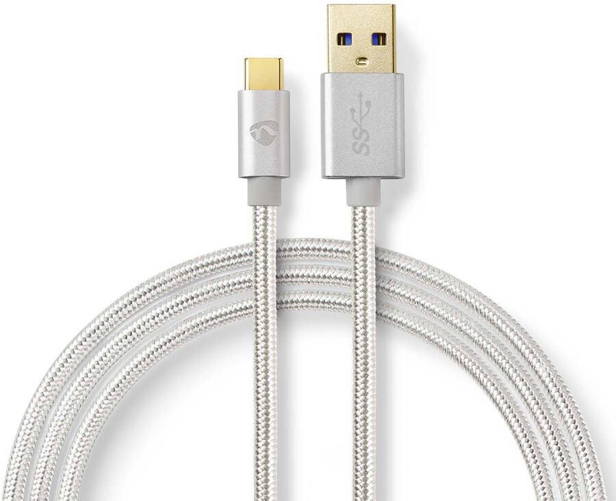 Nedis USB-Kabel | USB-A Male naar USB-C Male | 5 Gbps | 2 m | 1 stuks CCTB61600AL20