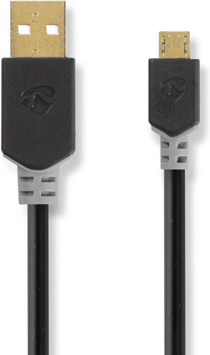 Nedis USB-Kabel | USB-A Male naar USB Micro-B Male | 480 Mbps | 1 m | 1 stuks CCBW60500AT10