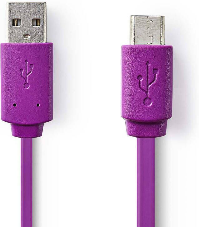 Nedis USB-Kabel | USB-A Male naar USB Micro-B Male | 480 Mbps | 1 m | 1 stuks CCGP60410VT10