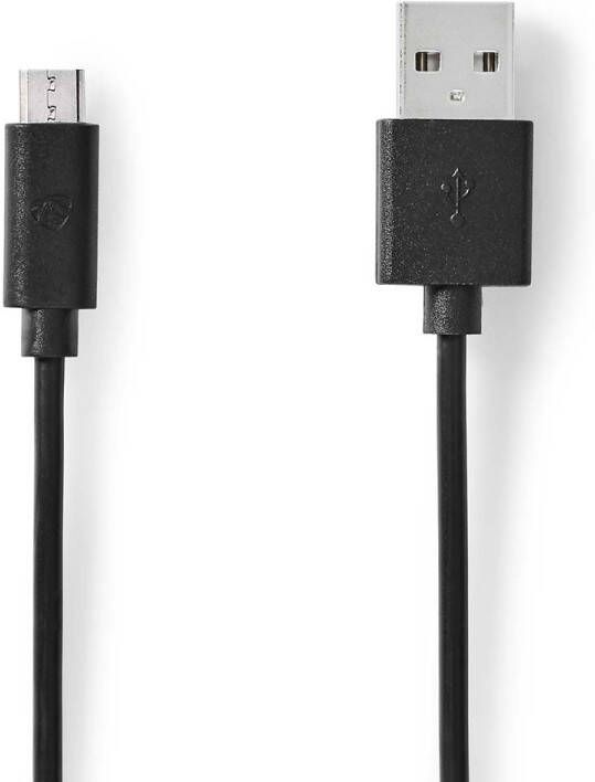 Nedis USB-Kabel | USB-A Male naar USB Micro-B Male | 480 Mbps | 2 m | 1 stuks CCGW60500BK20