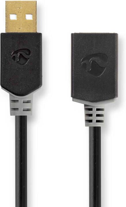 Nedis USB-Kabel | USB-A Male | USB-A Female | 480 Mbps | 2 m | 1 stuks CCBW60010AT20