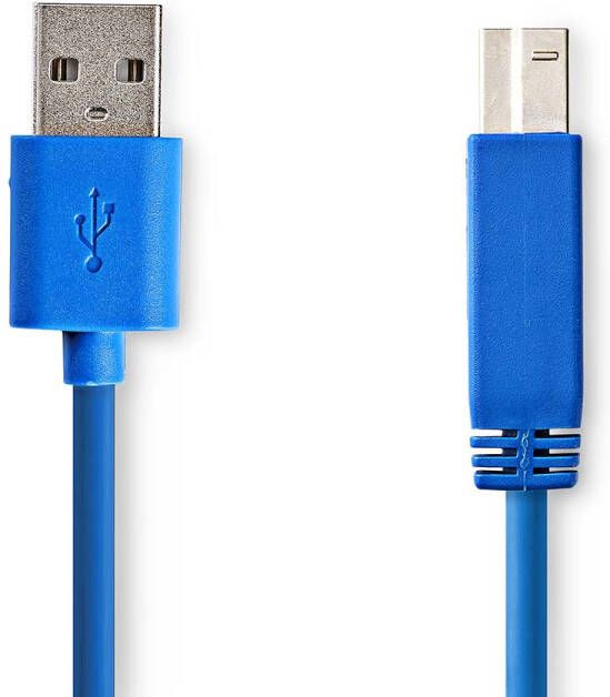 Nedis USB-Kabel | USB-A Male | USB-B Male | 5 Gbps | 2 m | 1 stuks CCGP61100BU20