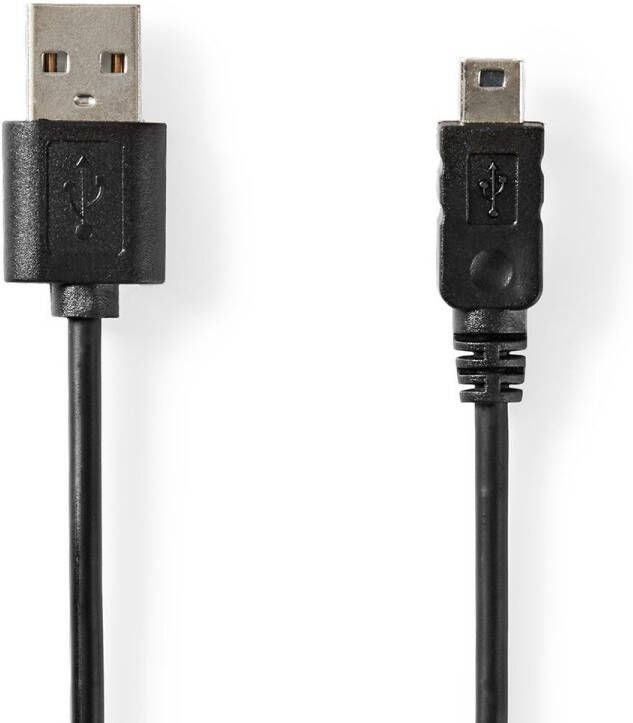 Nedis USB-Kabel | USB-A Male | USB Mini-B 5-Pins Male | 480 Mbps | 2 m | 50 stuks CCGT60300BK20