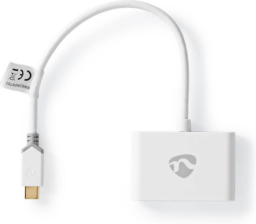 Nedis USB Multi-Port Adapter | USB 3.2 Gen 2 | 1 stuks CCBW65960WT02