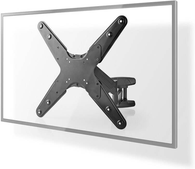 Nedis Verticale TV-Muurbeugel | 23-55 " | 15 ° | 0-180 ° |Zwart | 1 stuks TVWM2732BK