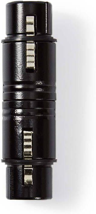 Nedis XLR-Adapter | XLR 3-Pins Female naar XLR 3-Pins Female | 1 stuks COTP15920BK