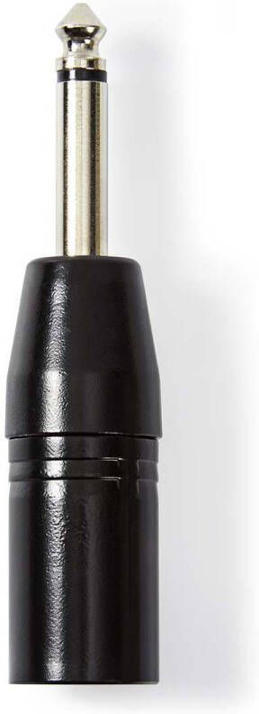 Nedis XLR-Adapter | XLR 3-Pins Male naar 6 35 mm Male | 1 stuks COTP15942BK