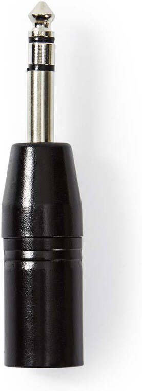 Nedis XLR-Adapter | XLR 3-Pins Male naar 6 35 mm Male | 1 stuks COTP15943BK