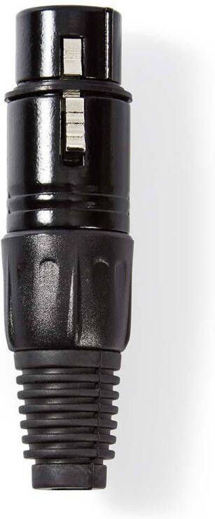 Nedis XLR-Connector | Female | Solderen | 5.0 mm | 1 stuks COTP15902BK