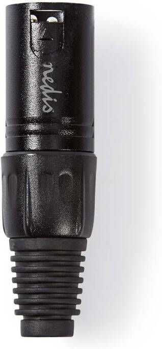 Nedis XLR-Connector | Male | Solderen | 5.0 mm | 1 stuks COTP15900BK